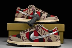 Nike SB Dunk Low Pro 'Freddy Krueger' (Custom/Tribute)