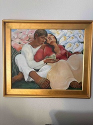 Couple in a Field of Flowers