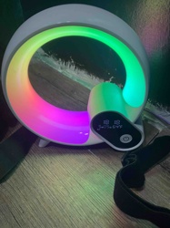 Smart RGB LED Ring Lamp with Digital Display