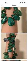 Turquoise Chunk Bracelet
