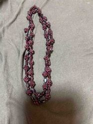 Multi-Strand Red Beaded Necklace