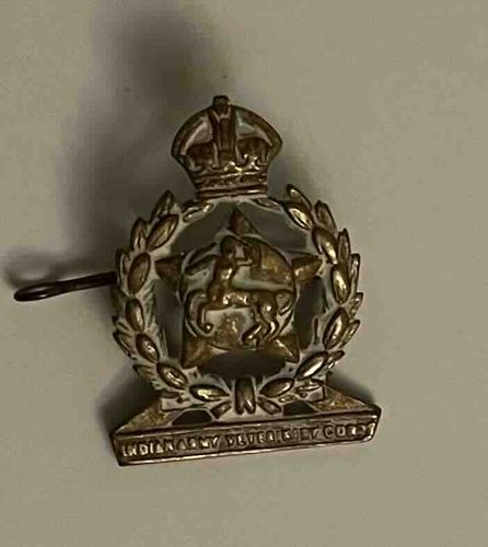 Indian Army Veterinary Corps Cap Badge