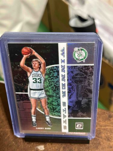 Larry Bird 2019 Panini Donruss Optic Winner Stays Holo Insert