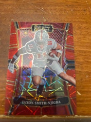 Jaxon Smith-Njigba Select Cracked Ice / Disco Prizm Football Card