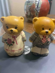 Whimsical Collectible Wedding Bear Figurines