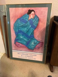 R.C. Gorman Rio Grande Gallery Exhibition Poster