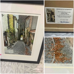 Framed Giclée Print 'Limousin Village' by Stan Beckman