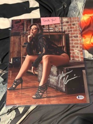 Signed Victoria Justice Photo