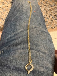Gold-tone pendant necklace