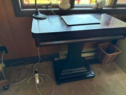 Pedestal Console Table
