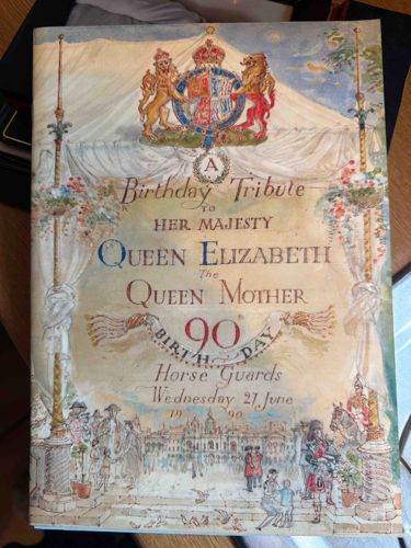 Official Souvenir Programme: A Birthday Tribute to Her Majesty Queen Elizabeth The Queen Mother's 90th Birthday