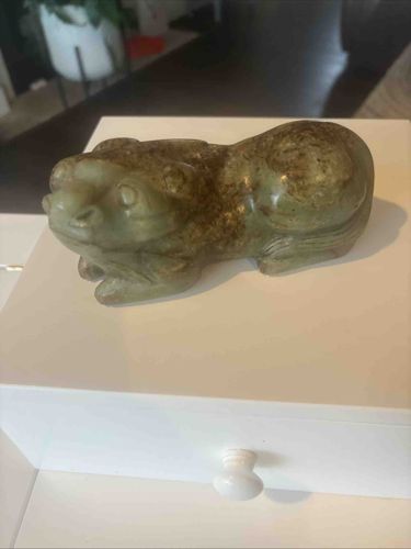Stone Frog Carving