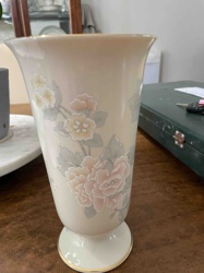 Lenox Floral Footed Vase