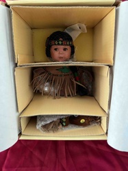 Native American Inspired Collectible Doll in Original Packaging