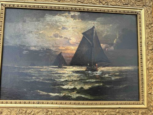 Sailboats at Sunset