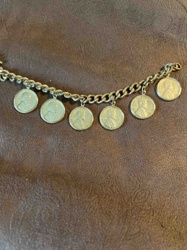 Lincoln Cent Charm Bracelet