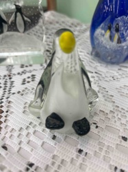 Art Glass Penguin Figurine