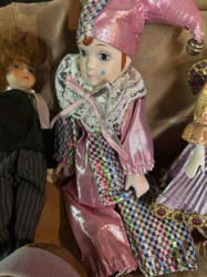 Porcelain Jester Doll