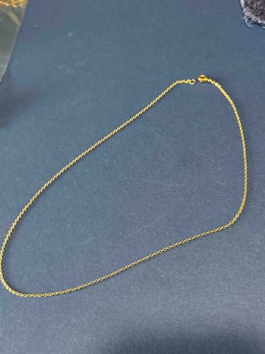 18-Inch Gold Cable Chain