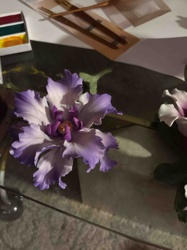 Artificial Ombre Violet Flower