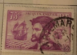 Jacques Cartier 75c Postage Stamp