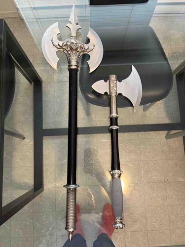 Fantasy Polearm and Hand Axe Set (Decorative)