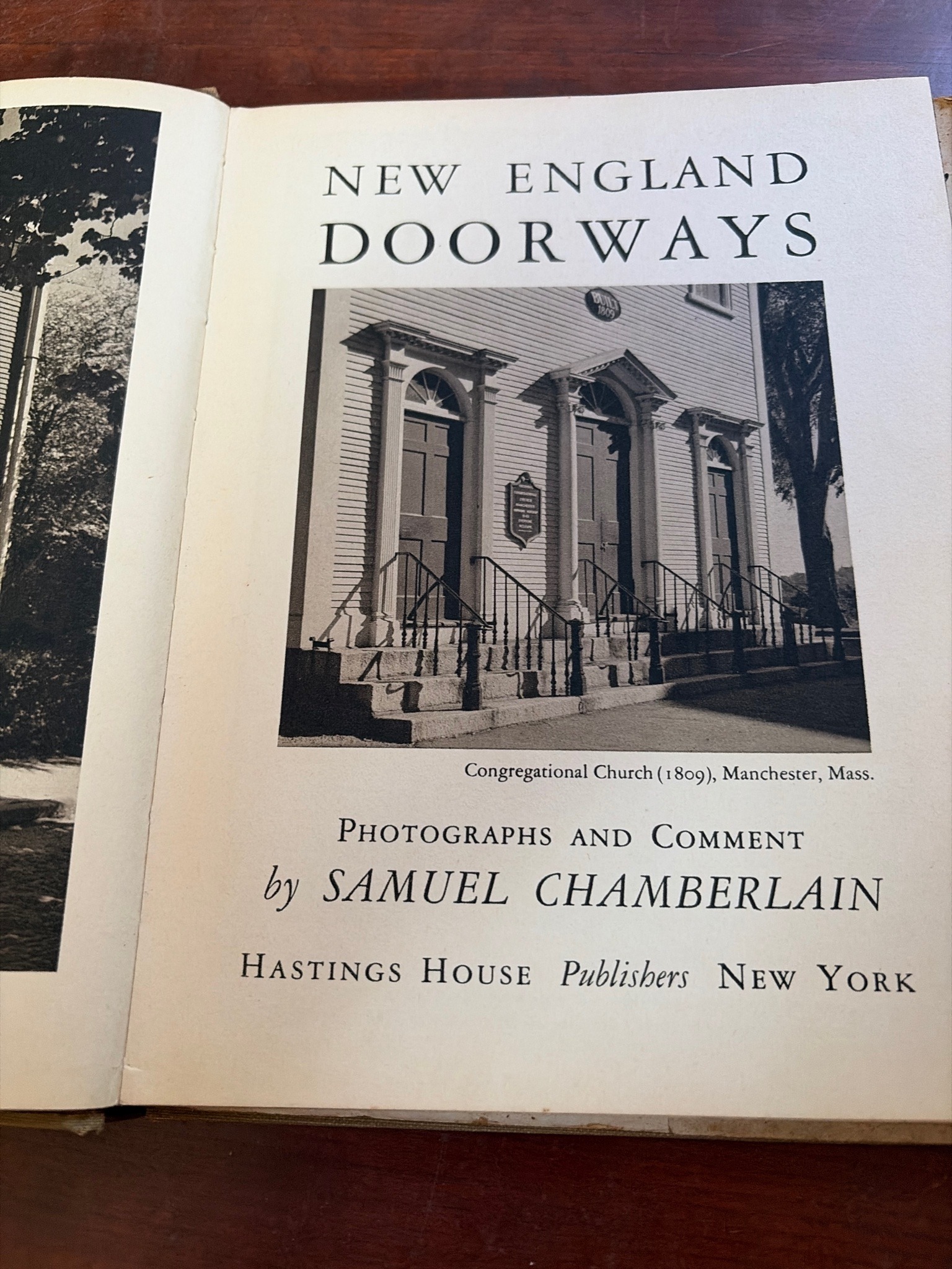 Submitted photo of New England Doorways by Samuel Chamberlain (not authenticated)