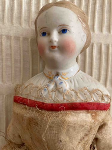 Bisque Head Doll with Original Clothing