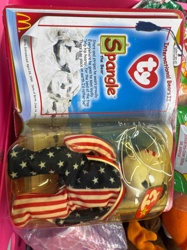 Ty Beanie Baby McDonald's Happy Meal Spangle The Bear (International Bears II)