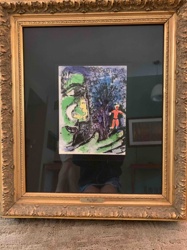 Framed Marc Chagall Style Art Print