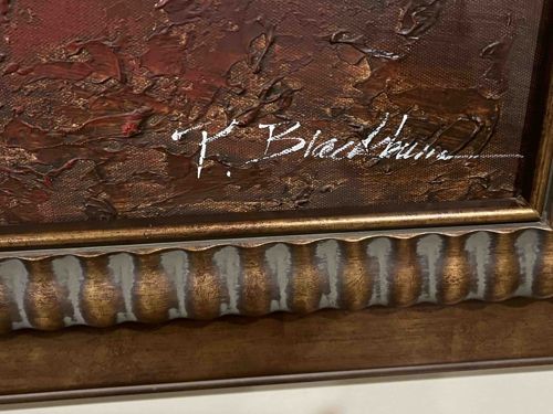 Textured Abstract Painting by T. Blackburn