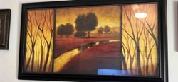 Framed Triptych Landscape Art Print