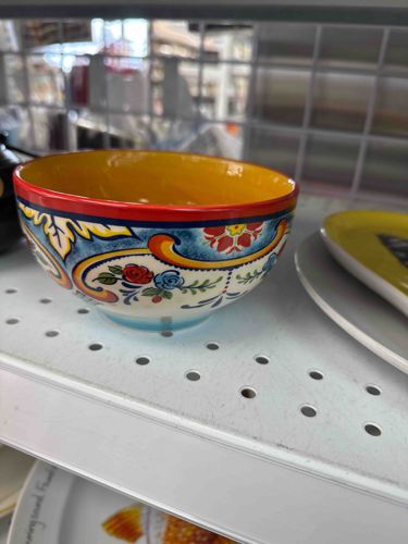 Deruta-Style Majolica Ceramic Cereal Bowl