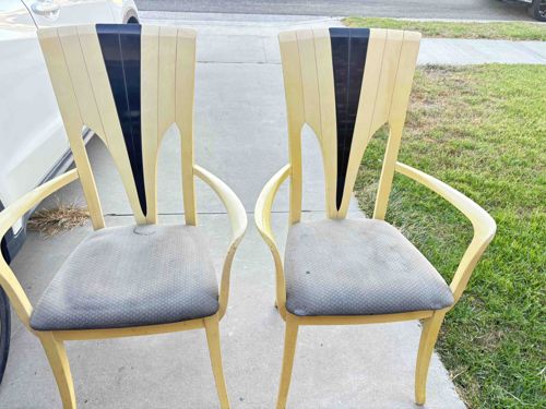 Pair of Art Deco Style Dining Chairs