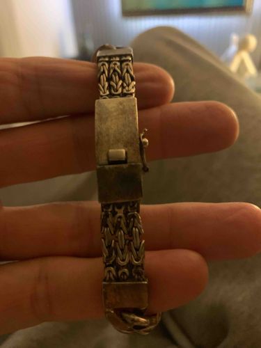 Triple Strand Byzantine Chain Bracelet