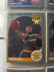 1990-91 NBA Hoops Tim Hardaway Rookie Card