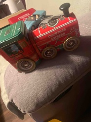 Christmas Express Train Decorative Tin