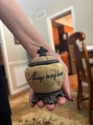 Miniature "Always in My Heart" Urn or Keepsake Box