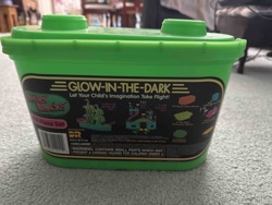 Glow-in-the-Dark Starter Blocks 195 Piece Set