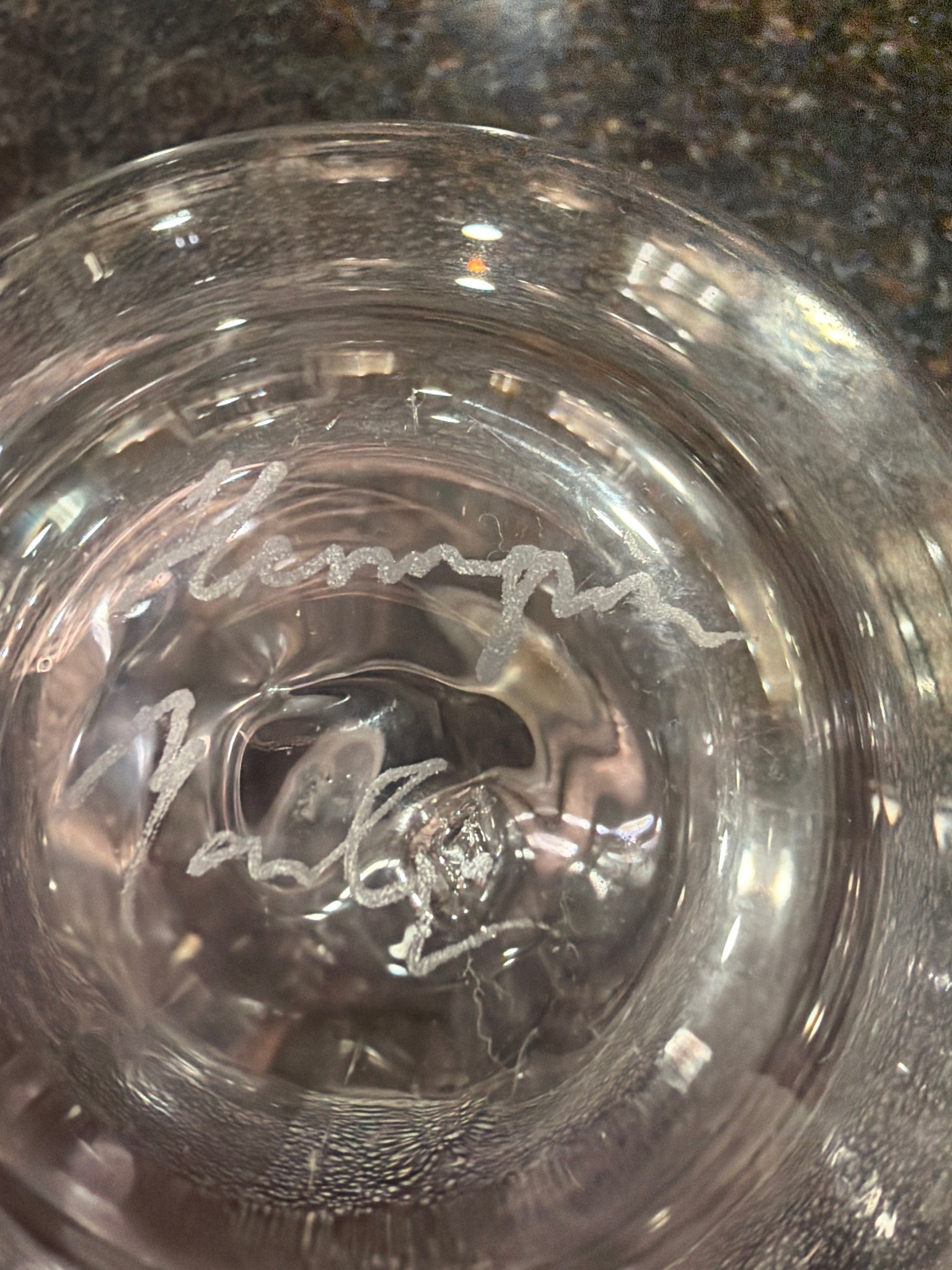 Submitted photo of Art Glass Vessel signed 'Kosta Boda' (not authenticated)