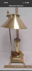 Vintage Brass Conical Shade Task Lamp