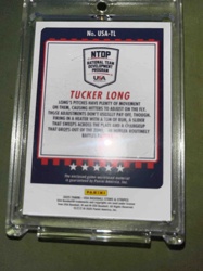 Tucker Long 2020 Panini - USA Baseball Stars & Stripes Trading Card (Back)