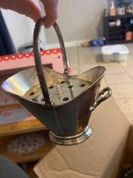 Silver-Plated Flower Frog Basket