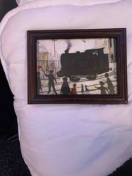 Framed Print, 'Level Crossing' by L.S. Lowry