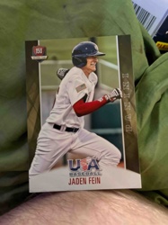 Jaden Fein USA Baseball 15U National Team Panini Trading Card