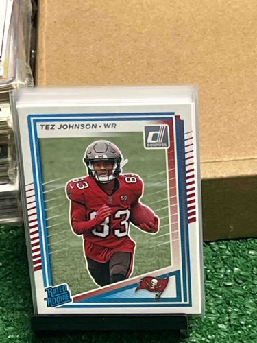 Panini Donruss Tez Johnson Rated Rookie Football Card