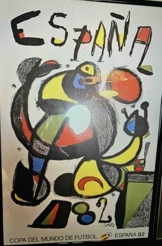 España 82 Copa del Mundo de Fútbol Poster by Joan Miró