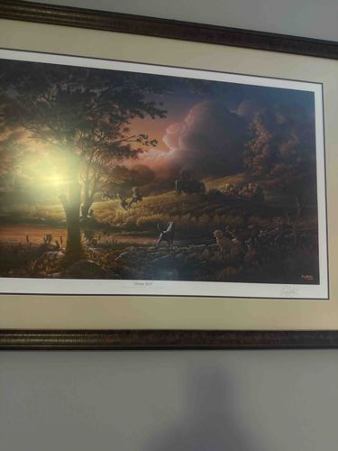 Framed "Evening Song" Print by Thomas Kinkade