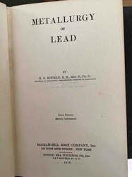 Metallurgy of Lead by H. O. Hofman