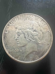 1923 Peace Silver Dollar